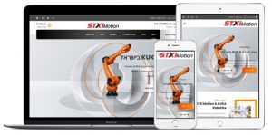 אתר עבור חברת רובוטיקה